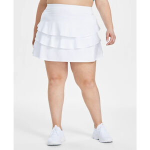 Id Ideology Women's Plus Size 3X White Flounced Active Skort NWT